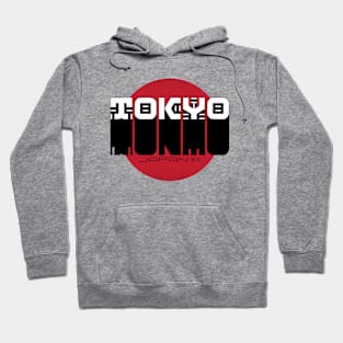 Tokyo Japan Red Sun Cartoon Style Hoodie